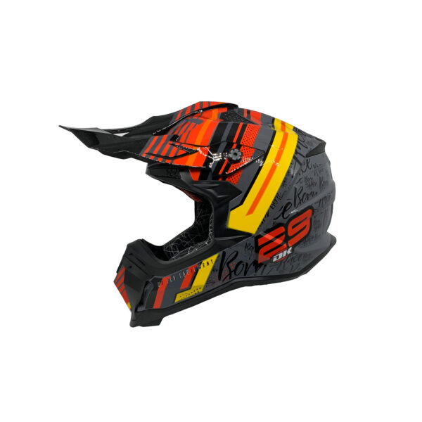 CASCO CROSS JH601 NEGRO 29 BRILLANTE TALLA M