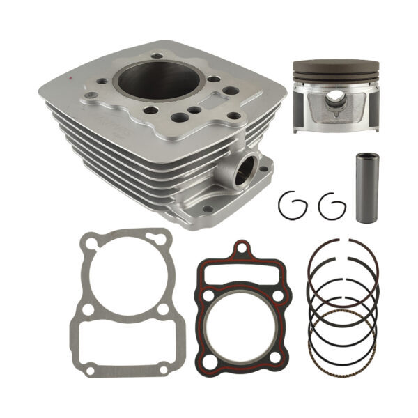CILINDRO COMPLETO CG D61mm 149cc h96mm(PLATA) PIN D15 (PISTON CONVEXO) CG150