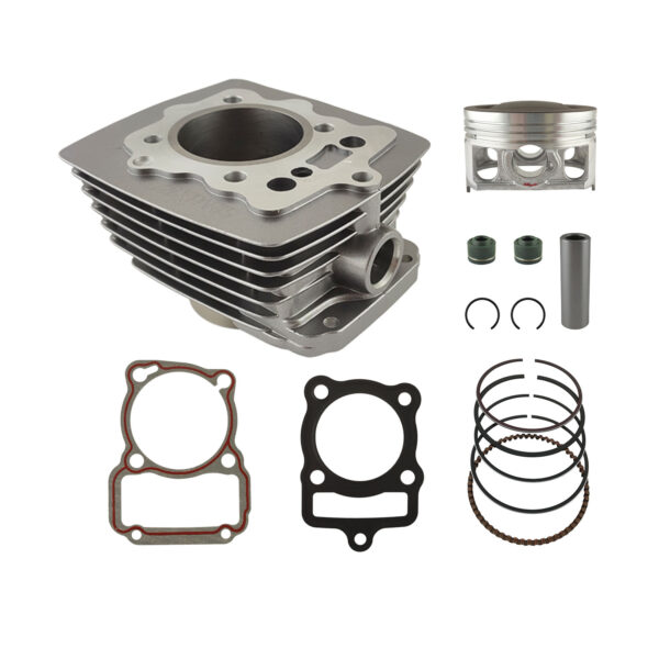 CILINDRO COMPLETO 149cc /INC. KIT CG XY150i P:15 GRIS (PISTON CONVEXO)