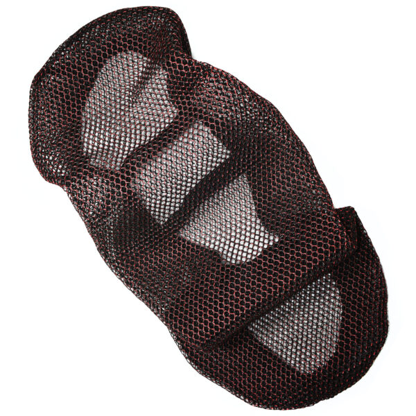 FORRO DE ASIENTO/ROJO+NEGRO/HUECO PEQUE?O