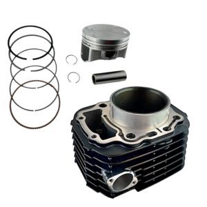 CILINDRO COMPLETO CB D:71 h:107mm P17 NEGRO(PISTON PLANO) BOMBER250 4V