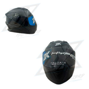 CASCO CONVERTIBLE JH901 NEGRO BRILLANTE VISOR NEGRO TALLA M