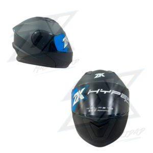 CASCO CONVERTIBLE JH901 NEGRO BRILLANTE VISOR NEGRO TALLA XL