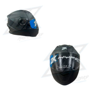 CASCO CONVERTIBLE JH901 NEGRO BRILLANTE VISOR NEGRO TALLA L